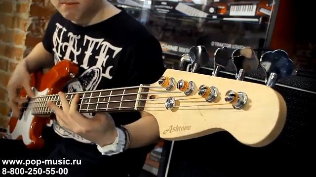 Реплика Fender Precision бас-гитара ASHTONE AB-10 смотреть онлайн