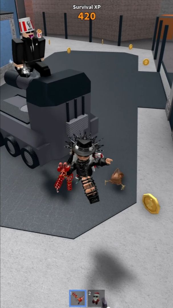 мальчик с ведром KFC #roblox #роблокс #мм2 #рек смотреть онлайн