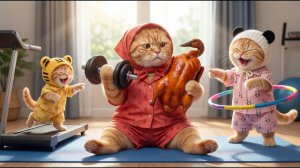 Диета мамы-кошки. СЕКРЕТ# Рыжая сестра и котенок Тигровой Шляпы лишаются дара речи!