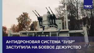 Ростех: антидроновая система «Зубр» заступила на боевое дежурство