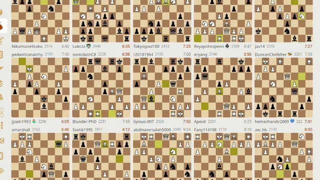 Запись трансляций шахмат на сайте Lichess – запись №6 - 260of298 смотреть онлайн