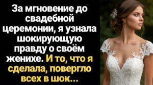 Истории из жизни/За мгновение до свадьбы я узнаю/Аудиорассказы/Жизненные истории/Рассказы реальные