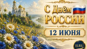 С Днём России  Самое Красивое Поздравление | Музыкальная Открытка