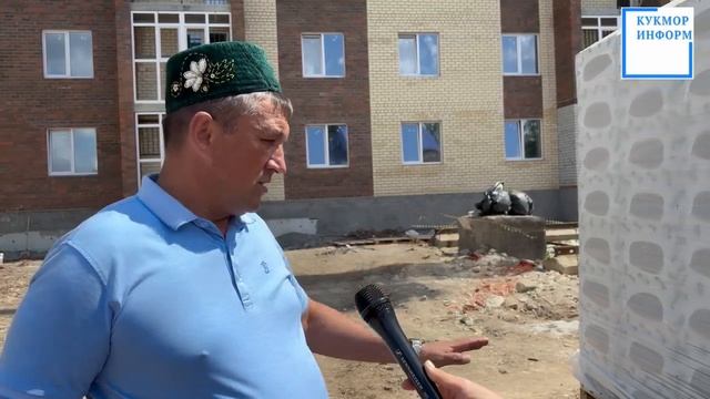 Шәһәрнең Степан Разин урамында күпфатирлы йорт салына