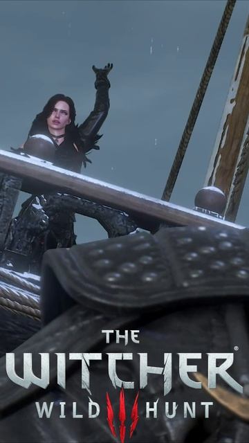 Йеннифэр и джинн. Снять заклятие Последнее желание. The Witcher 3 #shorts