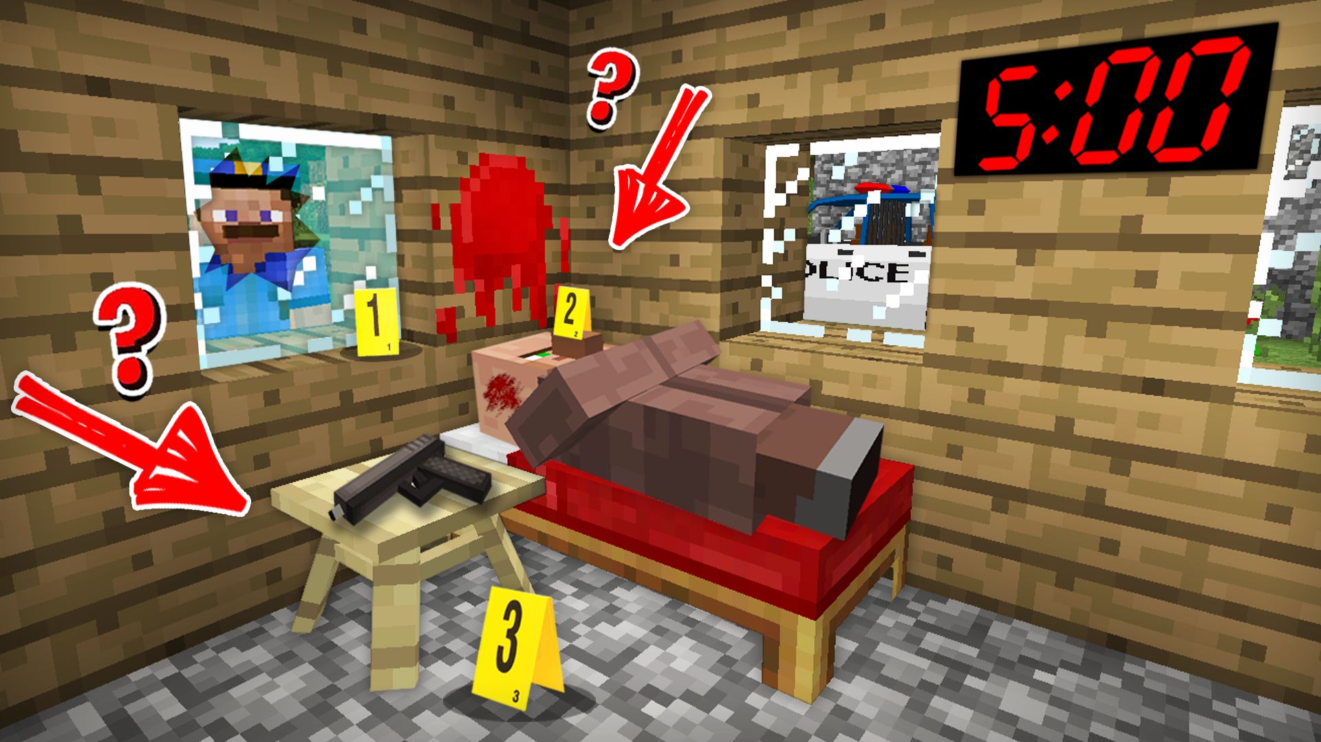 ЧТО ПРОИЗОШЛО В ЭТОМ ДОМЕ 5 МИНУТ НАЗАД В МАЙНКРАФТ | Риколит Minecraft смотреть онлайн