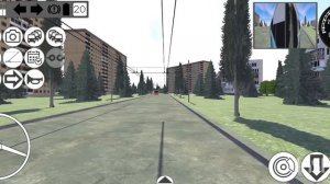 Поездка на 20 маршруте на ТРОЛЛЕЙБУСЕ 682Г СМЕ в игре Micro Trolleybus Simulator | Comp1050