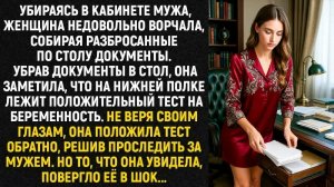 История из жизни/Жена убиралась в кабинете мужа и нашла тест на беременность/Аудиорассказы