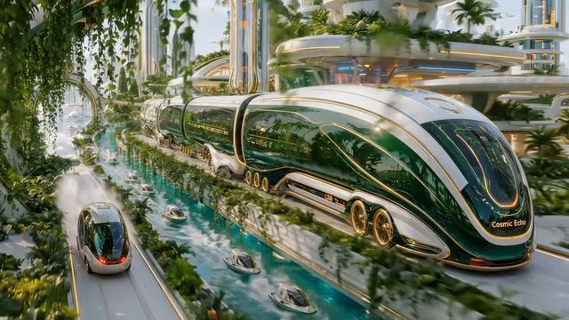Floating Sky Garden City 2300 ｜ Peaceful Futuristic Ambient Music for Sleep, Relaxation Focus смотреть онлайн