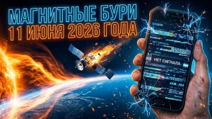 Магнитные бури 11 Июня 2026 года: Гаджеты и связь под ударом