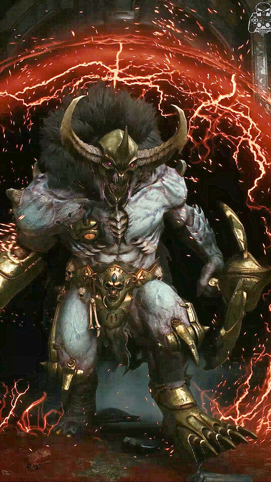DOOM: The Dark Ages появление Альфа-агаддона #doomthedarkages