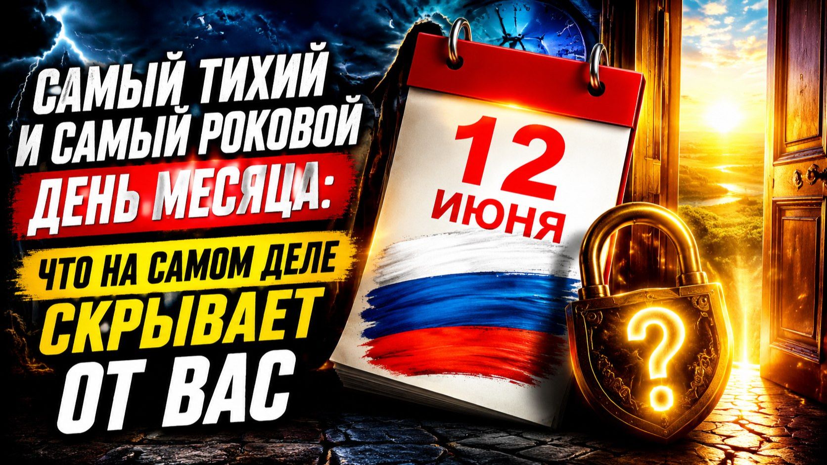 Самый тихий и самый роковой день месяца. Что скрывает от вас  12 июня.