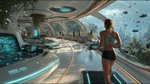 Футуристический город 2090: Шоппинг, транспорт и фитнес в 22 веке | Научная Фантастика. Фильмы
