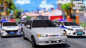 ОПЕРСКАЯ ЕЗДА В GTA 5 - 10 ЭКИПАЖЕЙ ДПС ГОНЯТСЯ ЗА ОПЕРСКОЙ ЧЕТЫРКОЙ! 🌊ВОТЕР