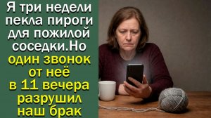 Я три недели пекла пироги для пожилой соседки, пока муж чинил ей краны. Но один звонок...