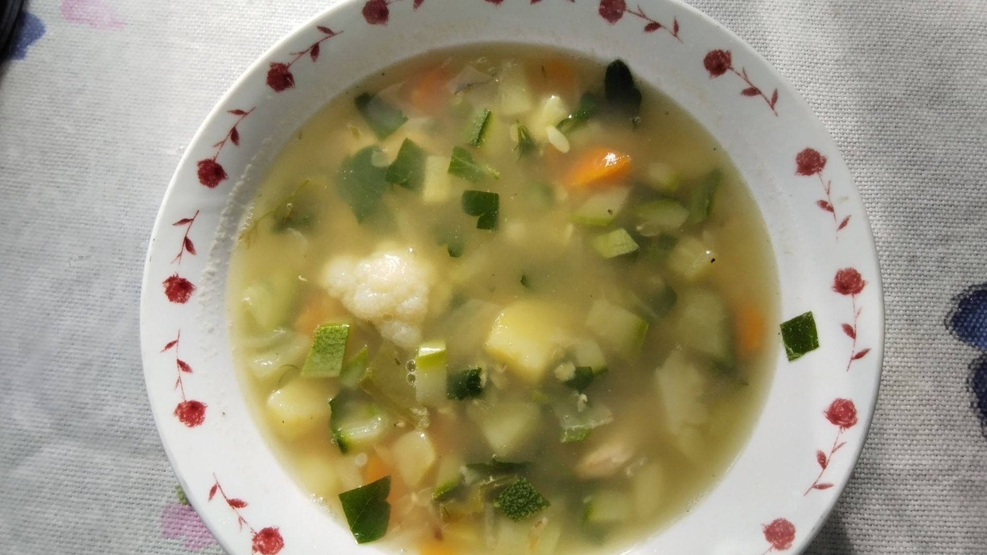 Суп из индейки с овощами
