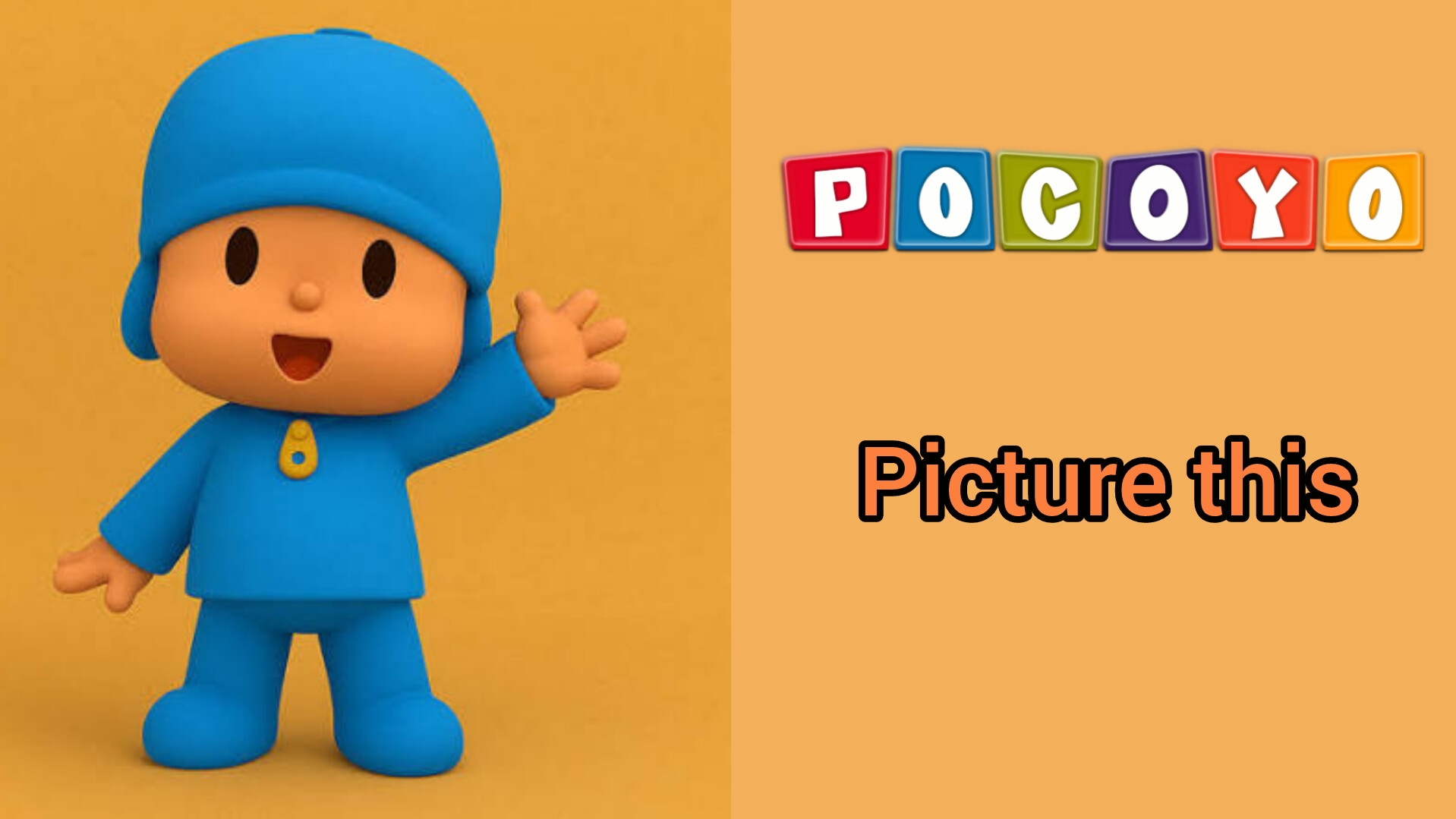 Покойо POCOYO | Представь себе (Picture this) | Учим английский с Покойо | Обучающий мультфильм смотреть онлайн