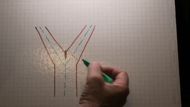 Исправление кроны с рогатиной.