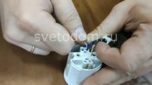 Как заменить патрон в люстре своими руками - видео!