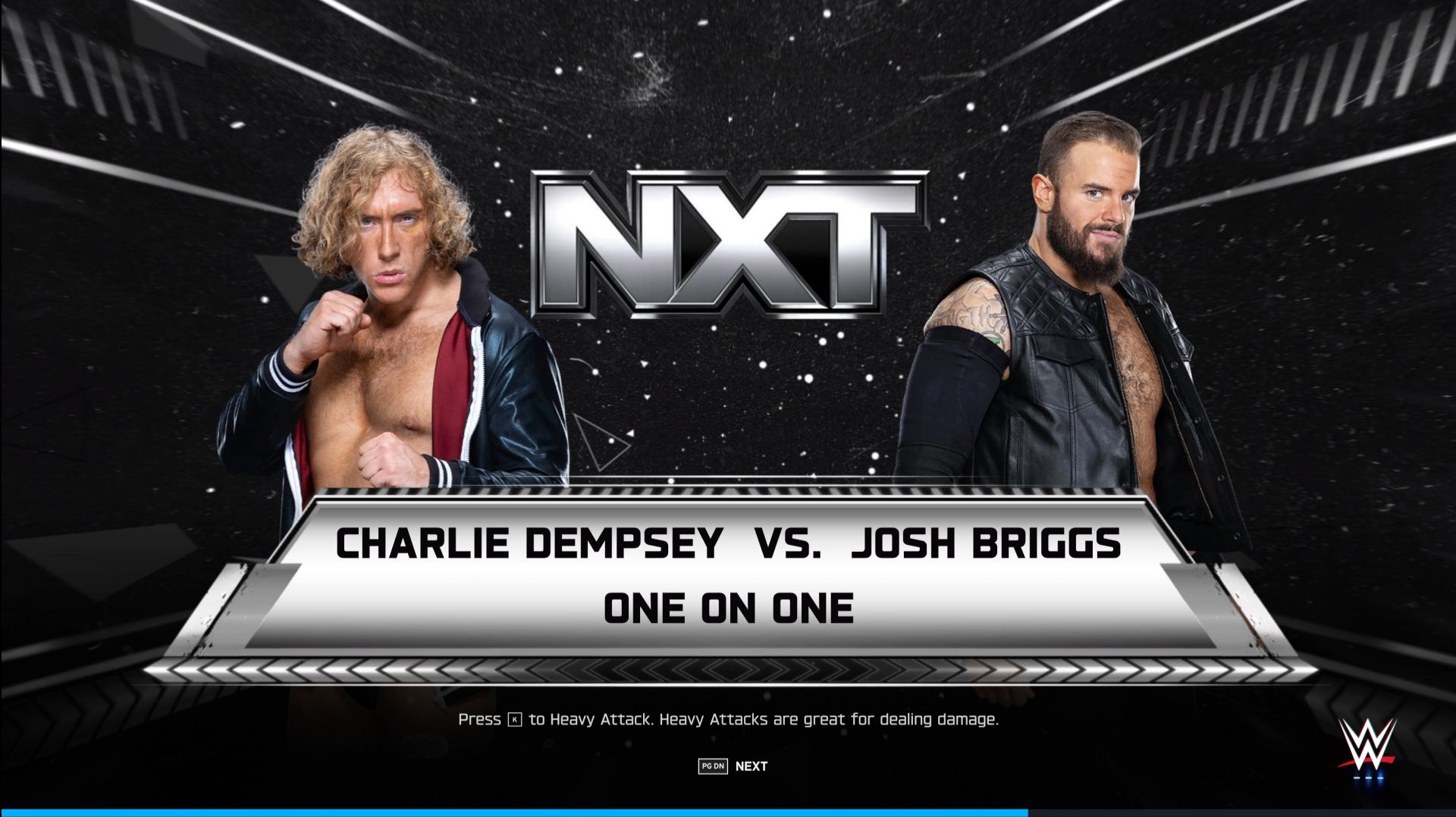 WWE 2k25 NXT men Charlie Dempsey - Josh Briggs