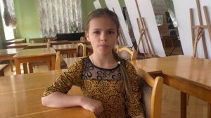 Анисья Молчанова, воспитанница воскресной школы при Храме А. Невского в Твери