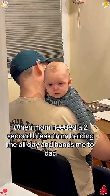 When you leave the baby with dad…😂#child #dad #toddler #family #love