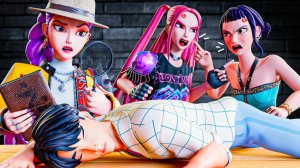 ЧТО СЛУЧИЛОСЬ С ДЖИНУ! K-Pop Охотницы на Демонов Huntrix анимация