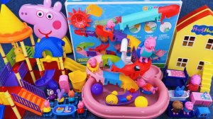 Обзор набора игрушек «Свинка Пеппа». Распаковка и Обзор ярких игрушек! Мультики для детей смотреть!