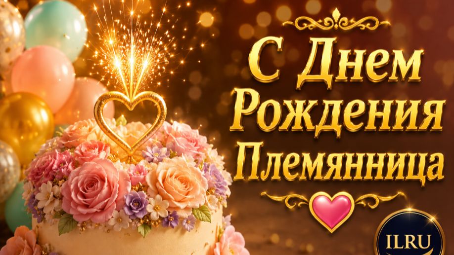С Днем Рождения Племянница 💖 Красивое Поздравление и Музыкальные Открытки
