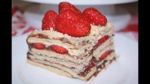 Торт Без Выпечки Нежный и Вкусный. Торт из Печенья с Кремом