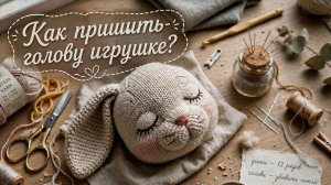 ОБУЧАЮЩЕЕ ВИДЕО ДЛЯ АННЫ   НЕБОЛЬШОЙ МК   КАК ОБЛЕГЧИТЬ СЕБЕ РАБОТУ ПО СБОРКЕ ВЯЗАНЫХ ИГРУШЕК