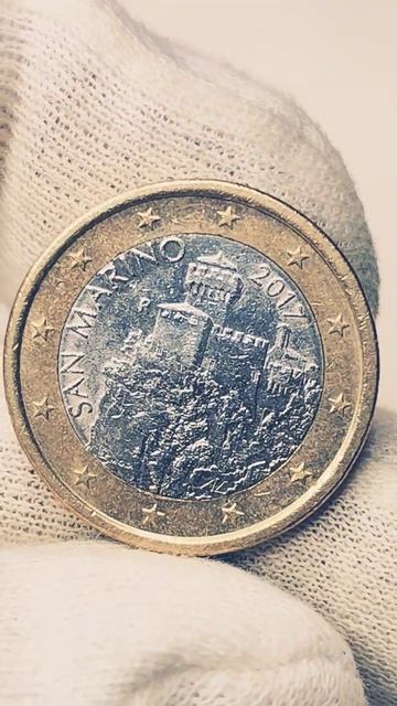 1 евро 2017 года. Сан-Марино. #coin #csgo смотреть онлайн