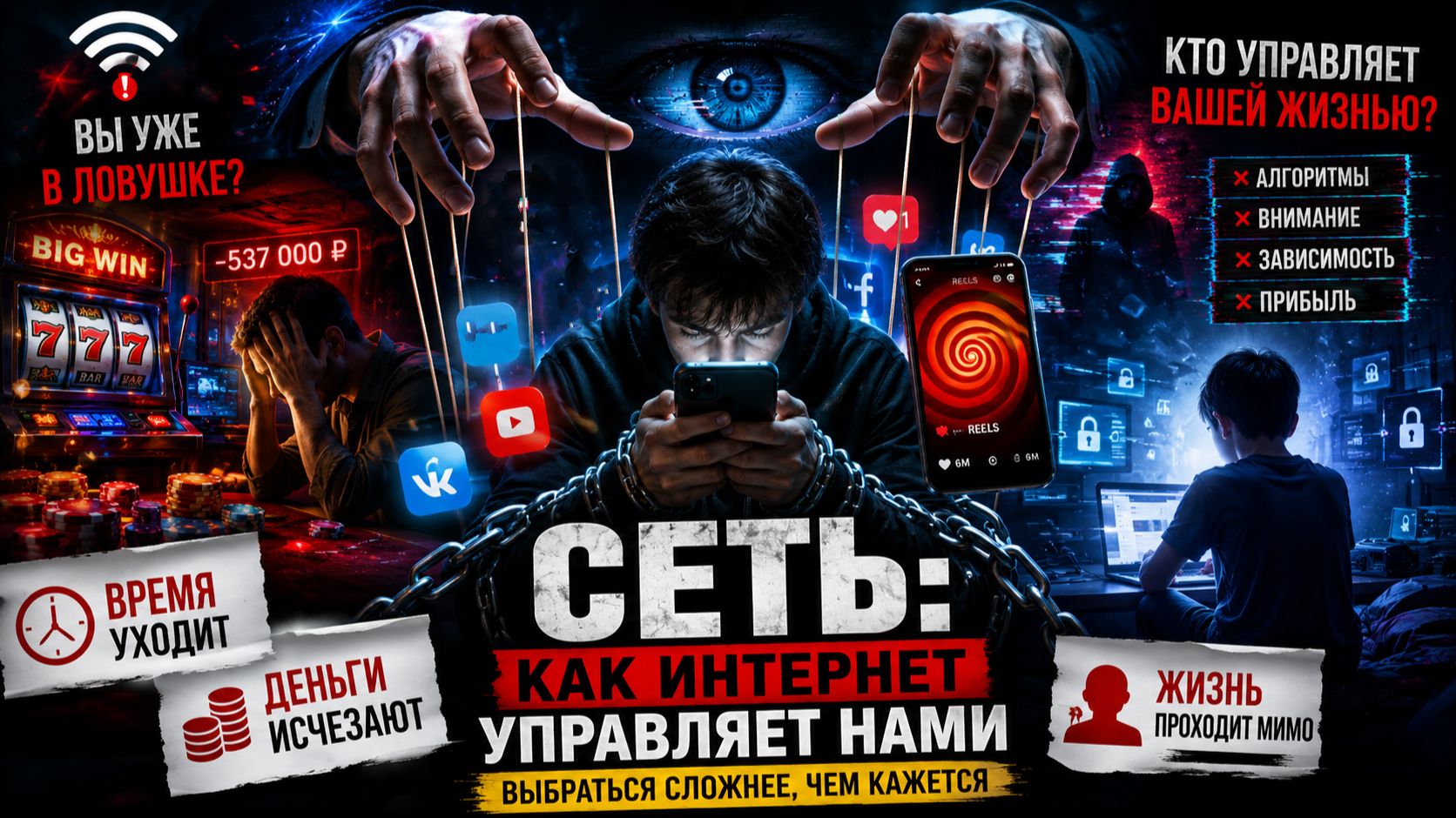 Цифровая зависимость: кто на самом деле контролирует ваших детей в интернете — и как их спасти смотреть онлайн