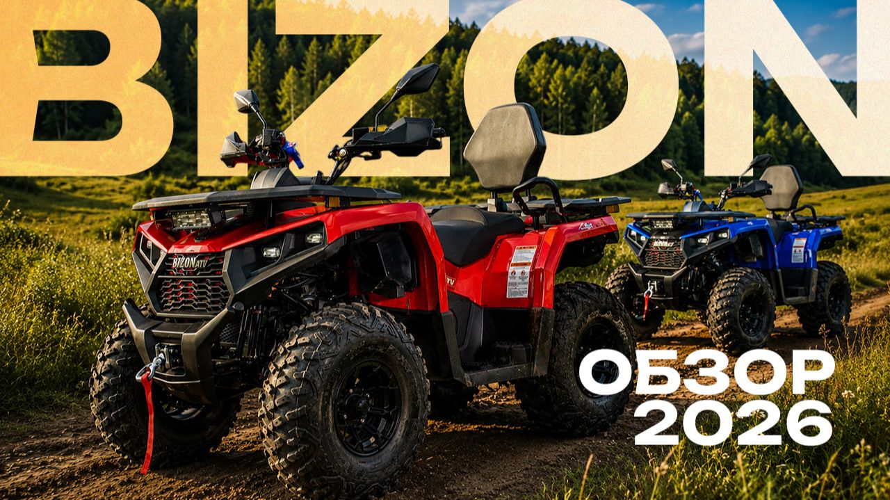 BIZON YK250 - доступный квадроцикл с ПТС _ ОБЗОР