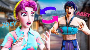 ХАНТРИКС ПОМЕНЯЛИСЬ ЦВЕТАМИ! K-Pop Охотницы на Демонов Анимация