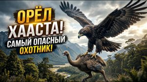 Орёл Хааста - самый опасный охотний Новой Зеландии!