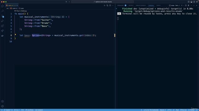 173. Real Example of Option Enum (The get Method on an Array) смотреть онлайн