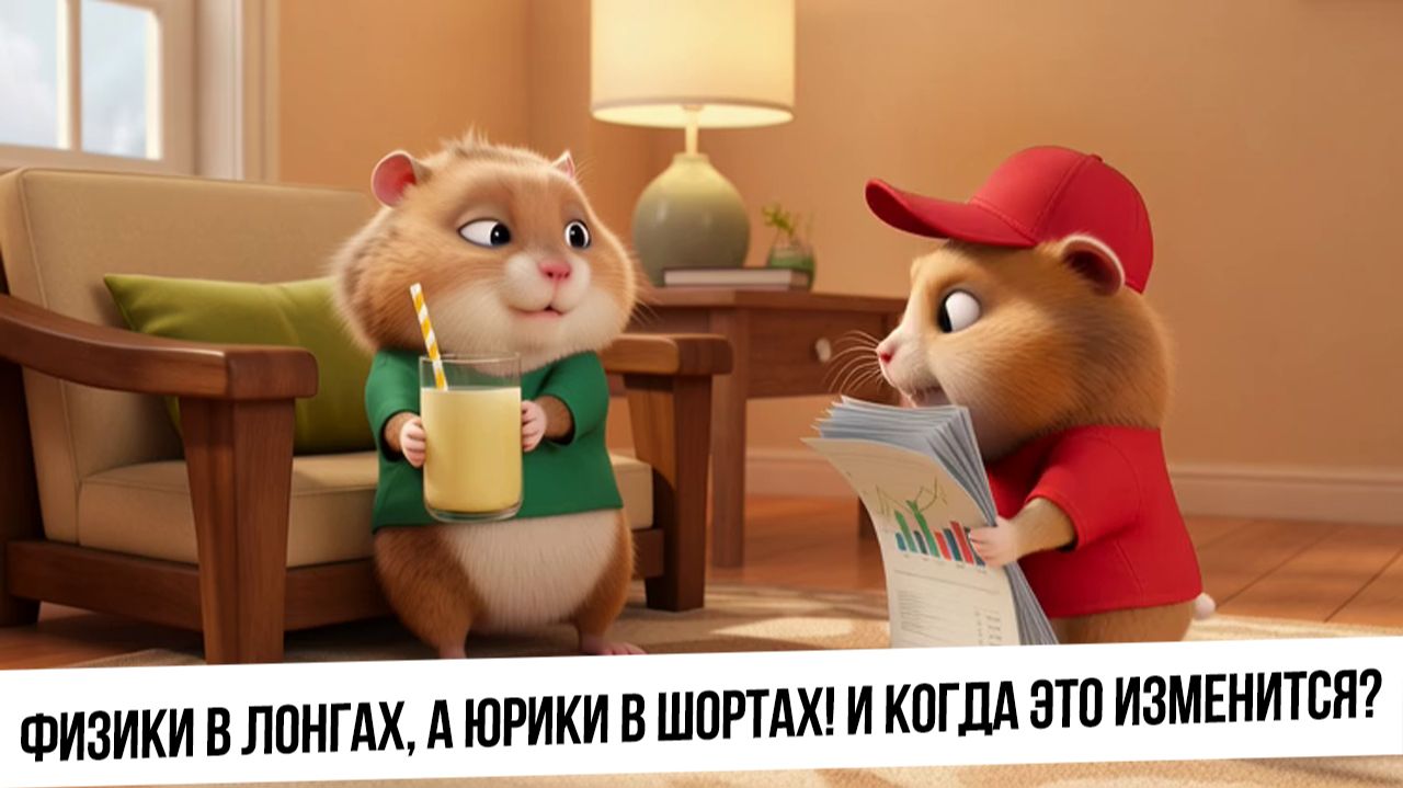 Физики в лонгах, а юрики в шортах! Почему эти таблички появляются, когда нужно оправдать падение? смотреть онлайн