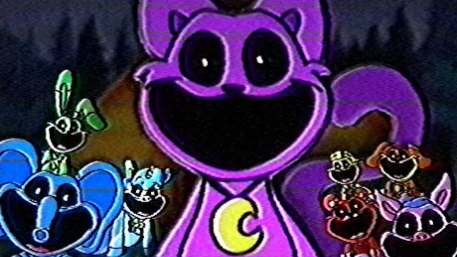 Smiling Critters Cartoon - Poppy Playtime Chapter 3