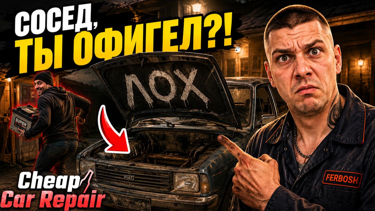 Пока я спал, СОСЕД ОБОКРАЛ МЕНЯ! (Cheap Car Repair #7)