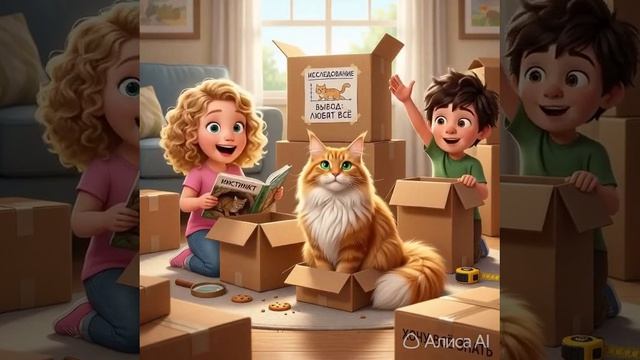рыжий кот Персик мэйн-Кун.mp4