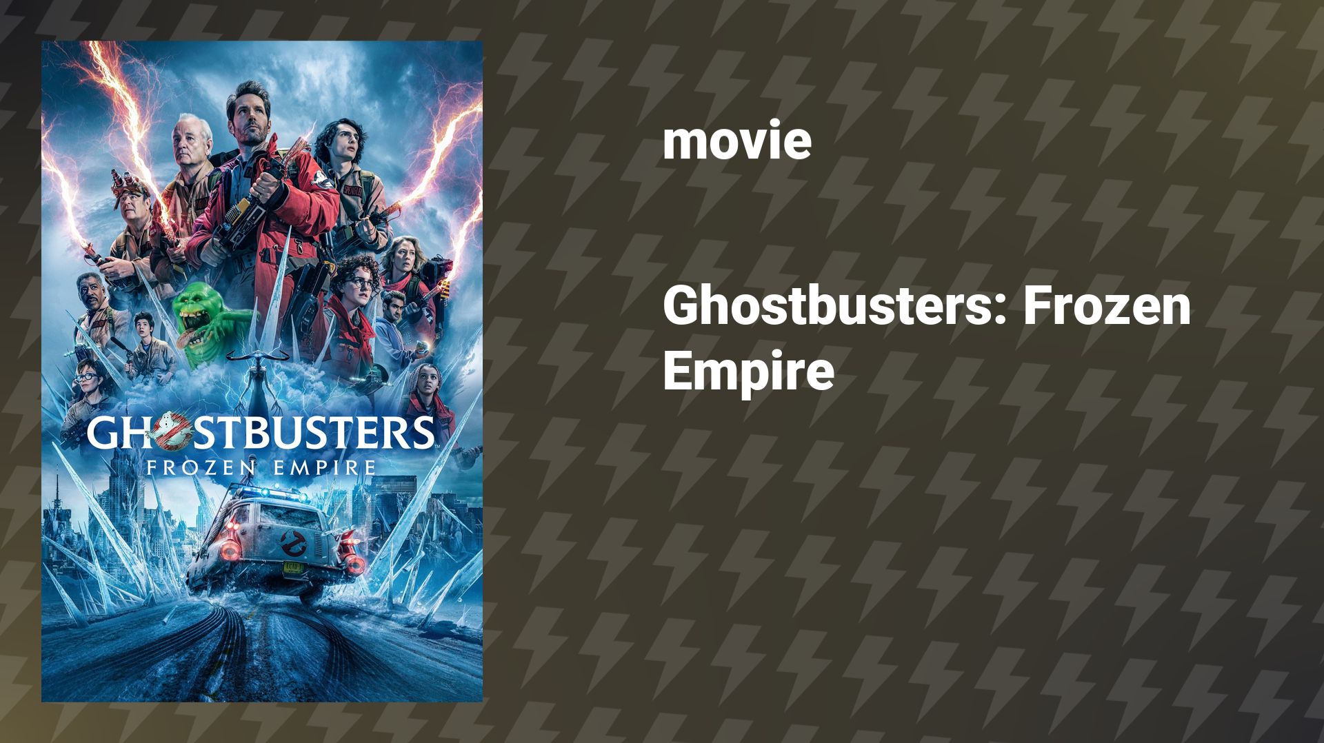 Ghostbusters: Frozen Empire (movie, 2024) смотреть онлайн