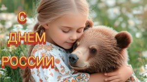 Россия- наша Родина! С праздником!  Самая лучшая музыкальная открытка.