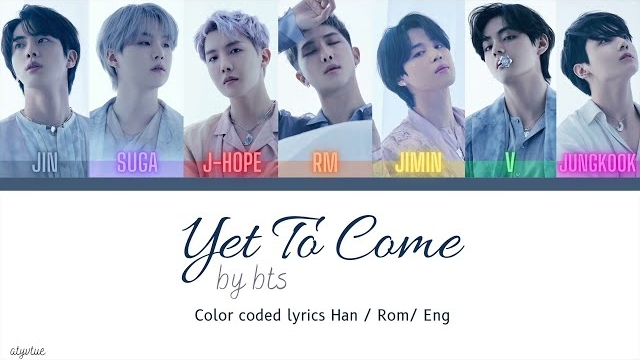 BTS - Yet To Come (color coded Han/ Rom/ Eng )