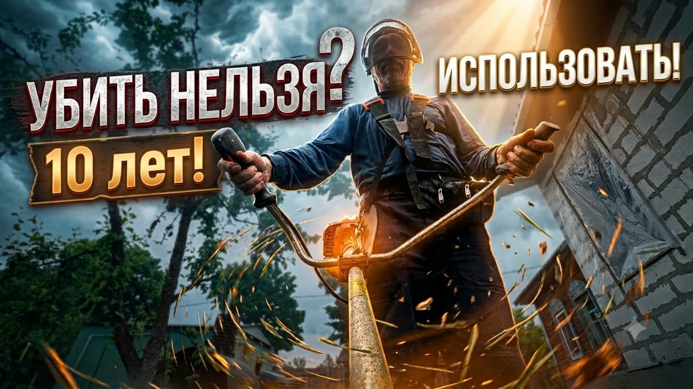 Husqvarna 143R-II спустя 10 лет в одних руках! Она еще жива?! 😱 Показываю всё как есть!