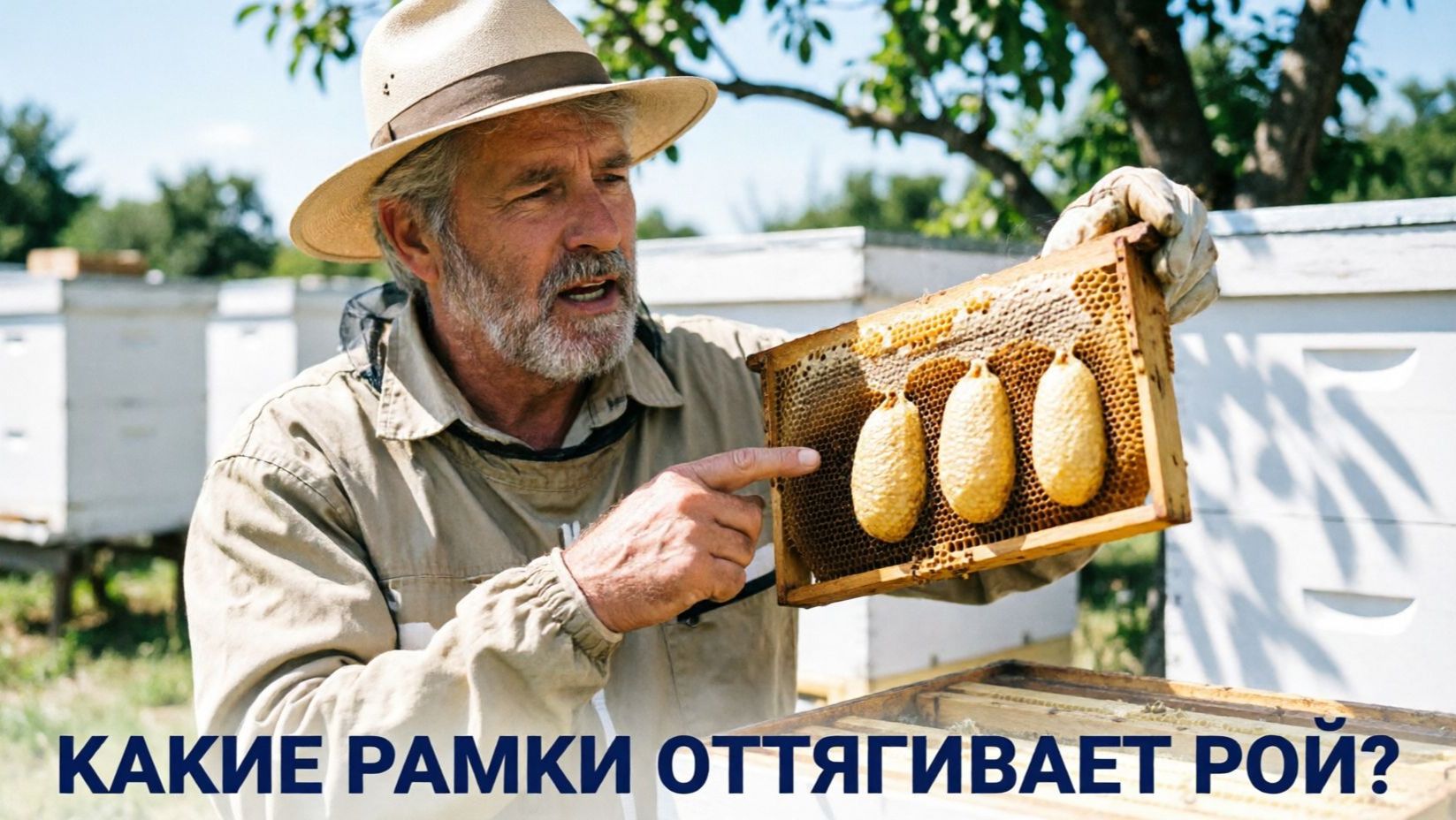 Какие ячейки строит рой в новом улье? Отвечает профессор Кашковский 🐝🏗️