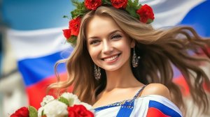 Гордимся Россией. Красивая музыкальная открытка.