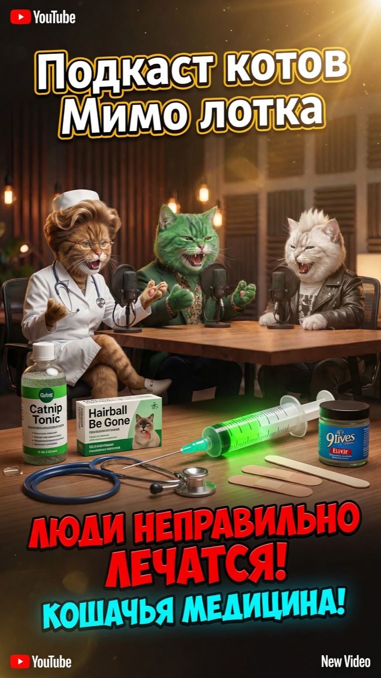 Как коты кашель лечили 🐾 Жесткая медицина от Зои Валерьяновны Подкаст котов Мимо лотка #коты #юмор