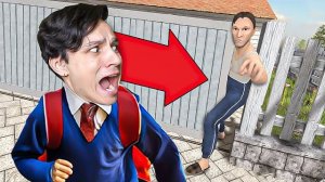 ЗАЖАЛ ЗЛОГО ПАПУ ВОРОТАМИ!😱 НОВАЯ КОНЦОВКА В SCHOOLBOY RUNAWAY!🤫