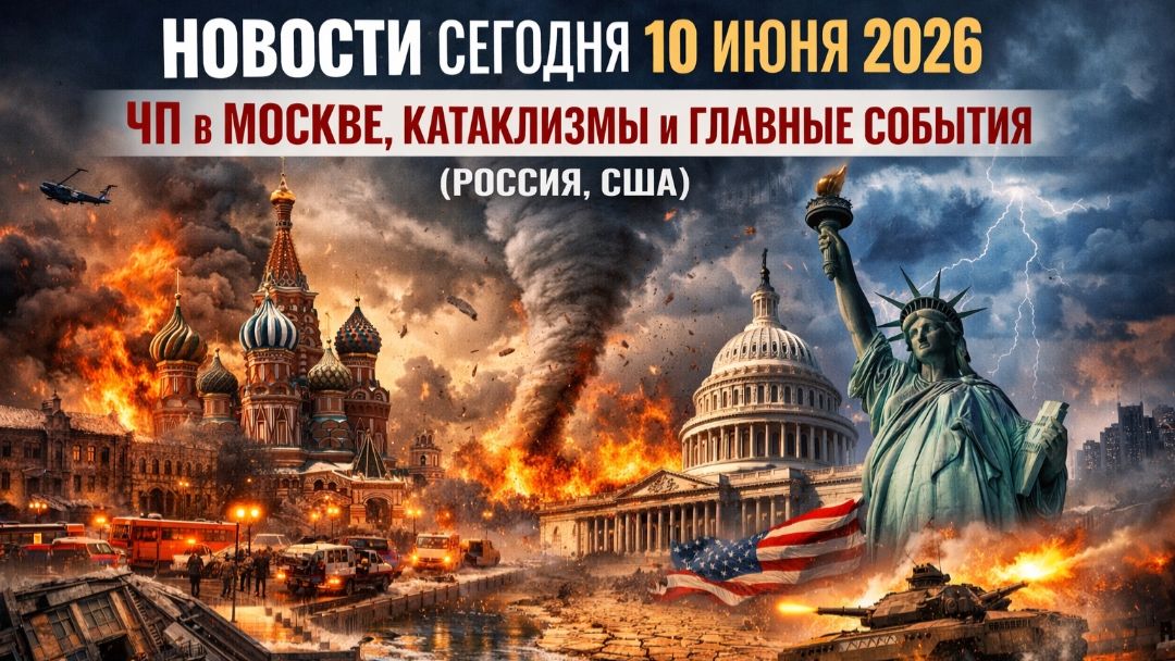 Новости Сегодня 10.06.2026: ЧП в Москве, Катаклизмы и Главные События (Россия, США)
